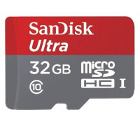 Для Nintendo Switch: Карта памяти MicroSD 32Gb Sandisk Class 10 Ultra Android + адаптер