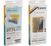 Для Nintendo Switch: Набор аксессуаров OIVO Crystal Cover Kit 3в1 Clear White для Nintendo Switch Lite