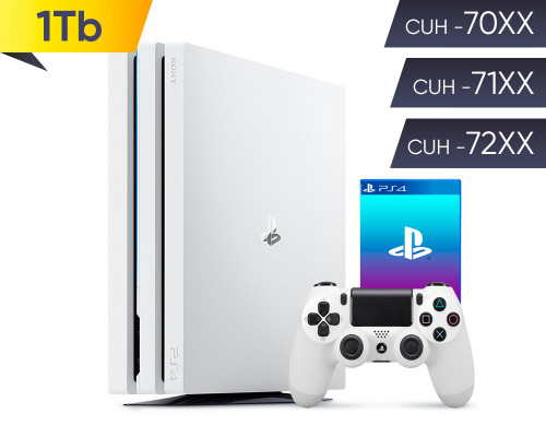 Sony PlayStation 4 PRO (1Tb) Белая (White) 70XX/71...