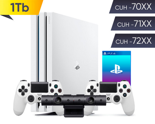 Sony PlayStation 4 PRO (1Tb) Белая (White) 70XX/71...