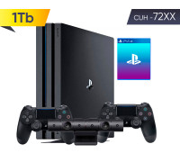 Sony PlayStation 4 PRO (1Tb) 72XX + 2-й геймпад + 2 игры на выбор + камера *diskont (б/у)
