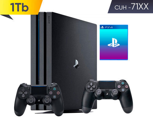 Sony PlayStation 4 PRO (1Tb) 71XX + 2-й геймпад + ...