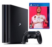 Sony PlayStation 4 Pro (1Tb) (CUH-7216B) + игра FIFA 20 | НОВАЯ