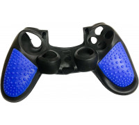 Для PS4 (б/у): Силиконовый чехол для геймпада Non-Slip Sony DualShock 4 (чёрный-синий) *diskont (б/у)