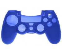Для PS4 (б/у): Силиконовый чехол для геймпада Sony DualShock 4 (синий) *diskont (б/у)