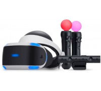 Для PS4 (б/у): Sony PlayStation VR (CUH-ZVR2 RUS) + PlayStation Camera + 2 PS Move Motion Controller *diskont (б/у)