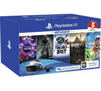 Для PS4 (б/у): Sony PlayStation VR (CUH-ZVR2 RUS) + PlayStation Camera + 5 игр *diskont (б/у)