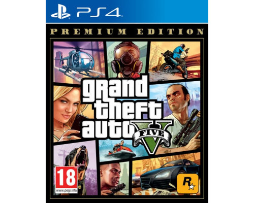 Игра PS4: Grand Theft Auto V Premium Online Edition (GTA 5) (русская версия)