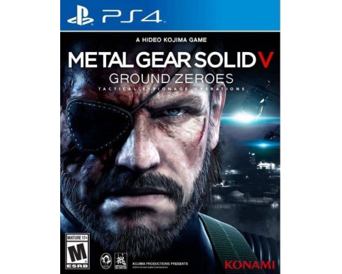 Игра PS4 (б/у): Metal Gear Solid Ground Zeroes (русская версия) *diskont (б/у)