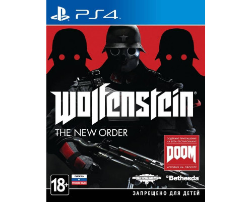 Игра PS4 (б/у): Wolfenstein: The New Order (русская версия) *diskont (б/у)