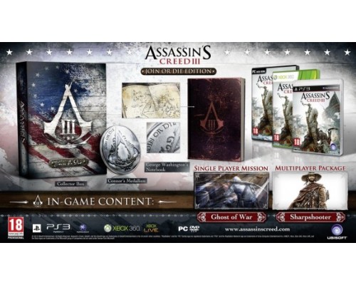 Игра PS3 (б/у): Assassin's Creed 3 (III) Join or D...