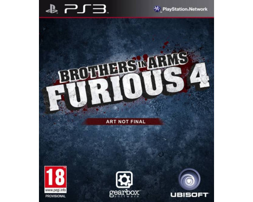 Игра PS3 (б/у): Brothers in Arms: Furious 4  *disk...