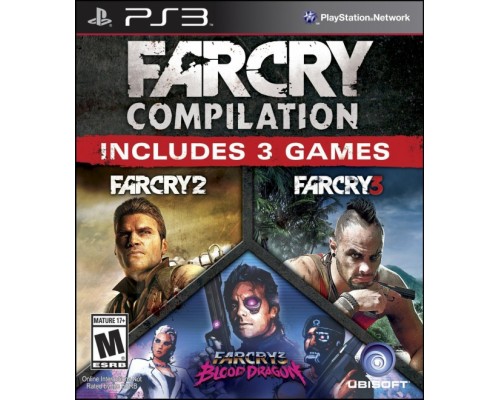 Игра PS3 (б/у): Far Cry Compilation (Far Cry 2 + Far Cry 3 + Far Cry 3 Blood Dragon)  *diskont (б/у)