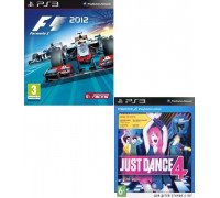 Игра PS3 (б/у): Formula One F1 2012 Русская Версия + Just dance 4 с поддержкой PlayStation Move  *diskont (б/у)