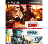 Игра PS3 (б/у): Ghost Recon: Advanced Warfighter 2 + Rainbow Six Vegas 2 Double Pack  *diskont (б/у)