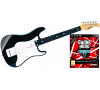 Игра PS3 (б/у): Guitar Hero: Van Halen + Деревянная полноразмерная гитара Guitar Wood  *diskont (б/у)