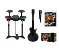 Игра PS3 (б/у): Guitar Hero: Warriors of Rock Band Bundle (Игра PS3 (б/у): + Гитара + Барабаны + Микрофон)  *diskont (б/у)