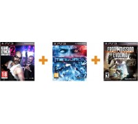 Игра PS3 (б/у): Kane and Lynch 2: Dog Days + Mindjack + Front Mission Evolved  *diskont (б/у)