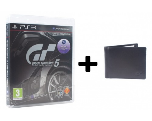 Игра PS3 (б/у): Комплект Gran Turismo 5 Русская Версия с поддержкой 3D + Кошелек с логотипом игры  *diskont (б/у)