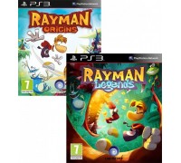 Игра PS3 (б/у): Комплект игр Rayman Legends + Rayman Origins Русская версия PS3) *diskont (б/у)