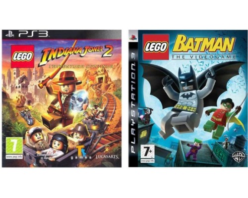 Игра PS3 (б/у): LEGO Batman the Videogame + LEGO Indiana Jones 2: the Adventure Continues  *diskont (б/у)