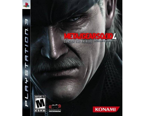 Игра PS3 (б/у): Metal Gear Solid 4 Guns Of The Patriots Platinum (Greatest Hits)  *diskont (б/у)