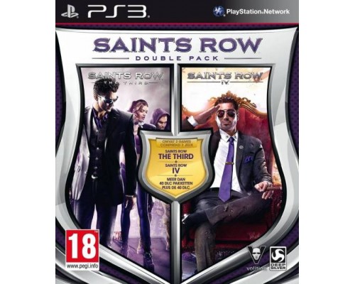 Игра PS3 (б/у): Saints Row Double Pack: The Third And IV Incl. 40 DLC Packs  *diskont (б/у)