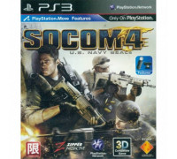 Игра PS3 (б/у): SOCOM 4: U.S. NAVY SEALS поддержкой PlayStation Move Asia version  *diskont (б/у)