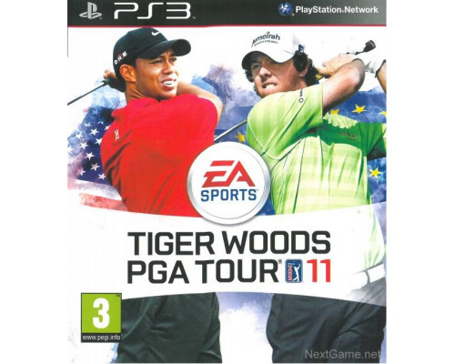 Игра PS3 (б/у): Tiger Woods PGA Tour 11 с поддержкой PlayStation Move  *diskont (б/у)