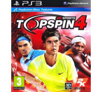 Игра PS3 (б/у): Top Spin 4 c поддержкой PlayStation Move  *diskont (б/у)