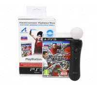 Игра PS3 (б/у): Virtua Tennis 4 + Контроллер движений PlayStation Move  *diskont (б/у)