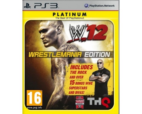 Игра PS3 (б/у): WWE '12: Wrestlemania Edition Platinum  *diskont (б/у)