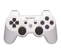 Для PS3 (б/у): Джойстик беспроводной Controller Wireless Dual Shock 3 White (Белый) *diskont (б/у)
