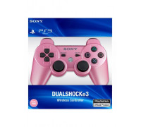 Для PS3 (б/у): Джойстик беспроводной Controller Wireless Dual Shock 3 Pink *diskont (б/у)