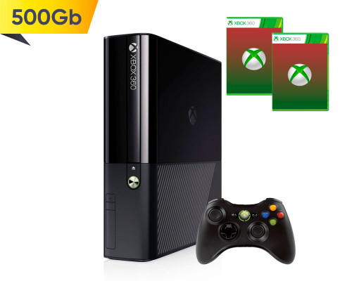 Xbox 360 E 500Gb + 2 игры на выбор...