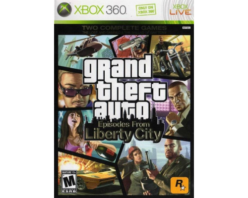 Игра Xbox 360 (б/у): GTA: Grand Theft Auto 4 (IV): Episodes From Liberty City *diskont (б/у)