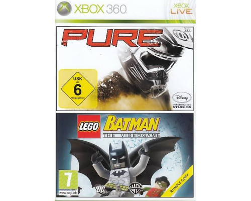 Игра Xbox 360 (б/у): Pure + LEGO Batman *diskont (б/у)
