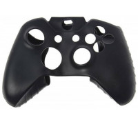 Для XboxOne (б/у):Силиконовый чехол для геймпада Microsoft XBOX One Wireless Controller (чёрный) *diskont (б/у)
