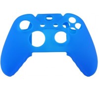 Для XboxOne (б/у):Силиконовый чехол для геймпада Microsoft XBOX One Wireless Controller (синий) *diskont (б/у)
