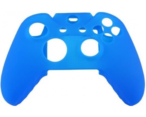 Для XboxOne (б/у):Силиконовый чехол для геймпада Microsoft XBOX One Wireless Controller (синий) *diskont (б/у)